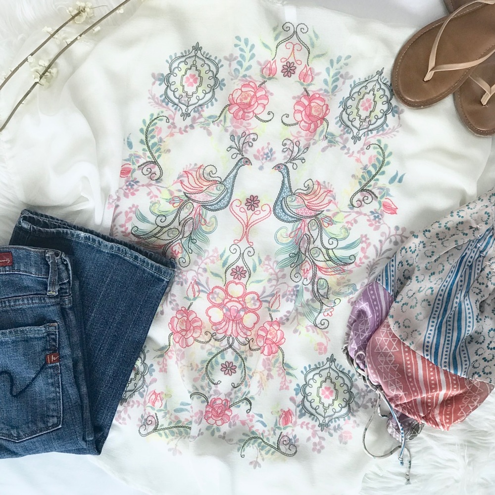 Semi Sheer Kimono